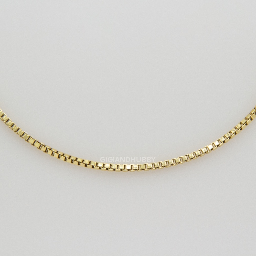 16” 14K Gold Filled Box Chain Necklace